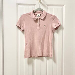 Lacoste Piqué Polo T-Shirt Pink